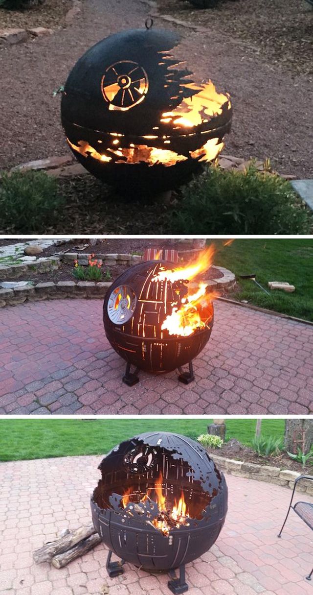 Star Wars Inspired Death Star Fire Pits