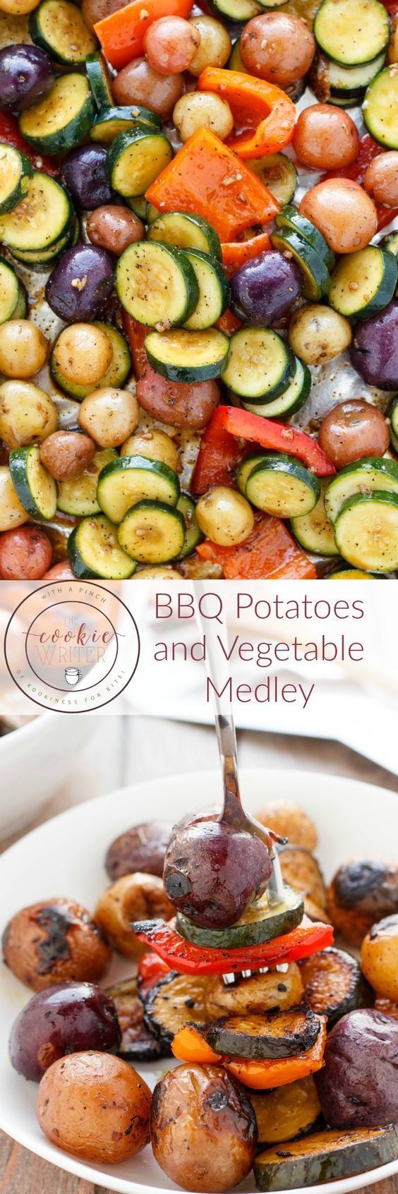 The Cookie Writer - BBQ potatoes and vegetables medley