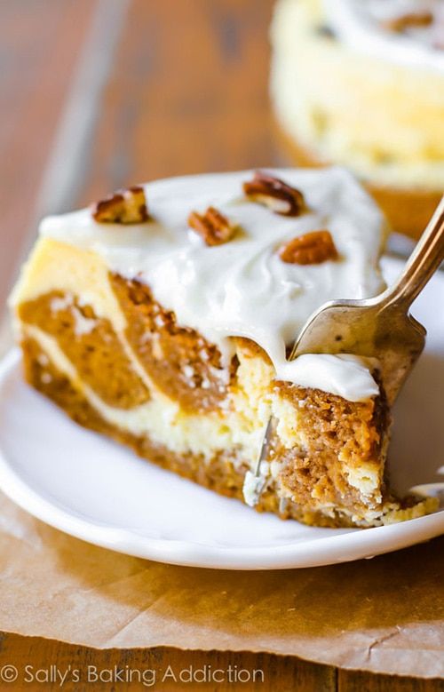 Cream Cheese Swirled Pumpkin Cake