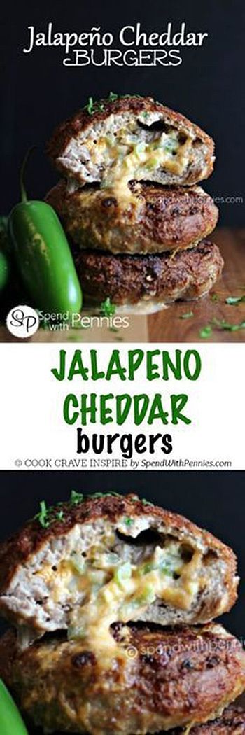 Jalapeno Cheddar Burgers
