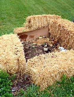 Straw Bale Compost