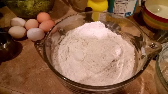 Mix Dry Ingredients and Set Aside