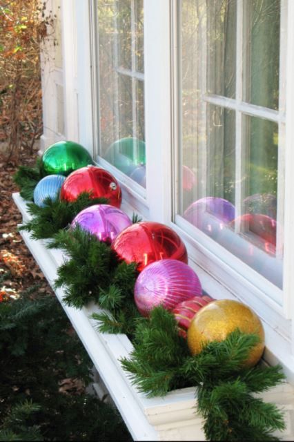 Windowsill with Baubles