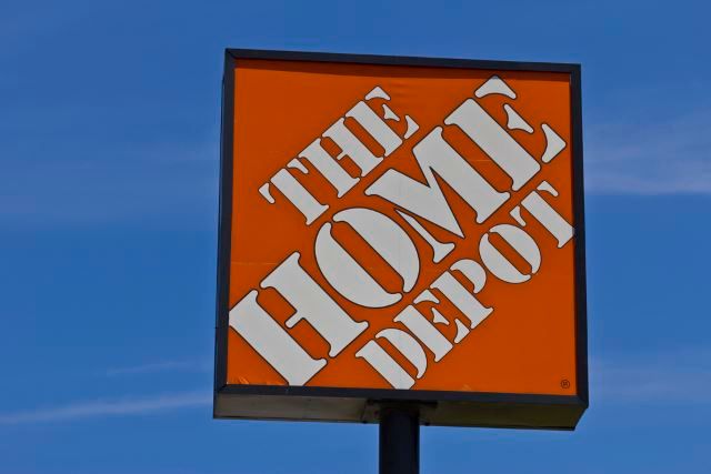 The Home Depot sign