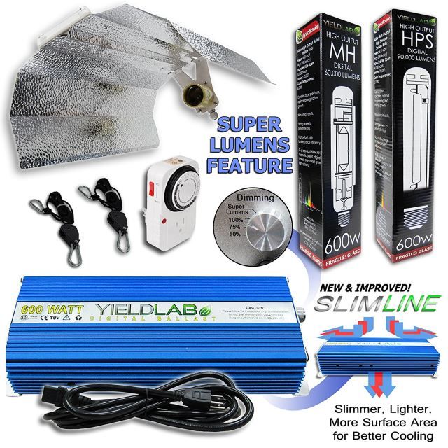 Yield Lab 400w HPS Digital Grow Light Kit