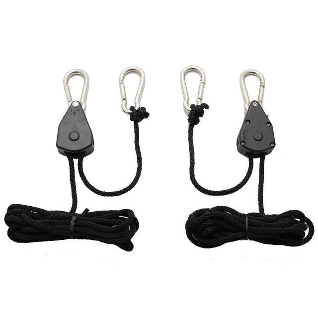 Rope Ratchet Hanging Kit and Power Cord Included