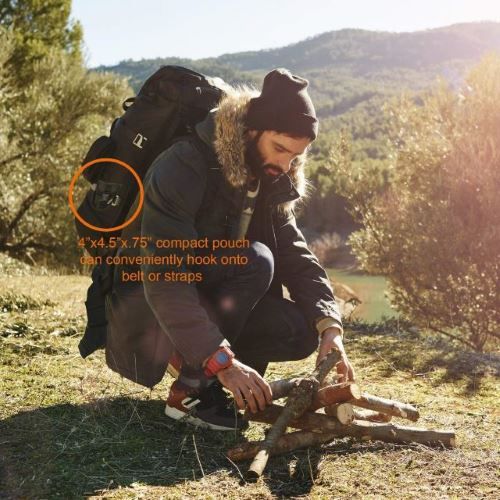 SUMPRI Camping Survival Gear - 36 Inch Pocket Chainsaw