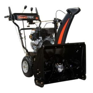 A 20-inch Sno Tek snow blower made by Ariens.