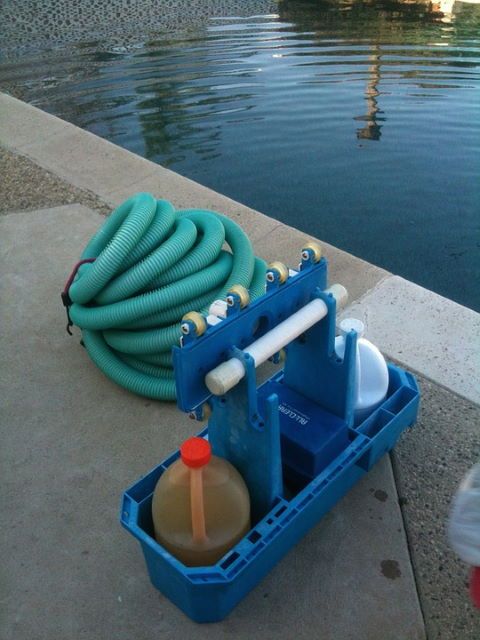 pool maintenance equipments and chemicals
