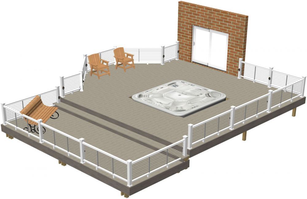 65 Epic Hot Tub Deck Plans