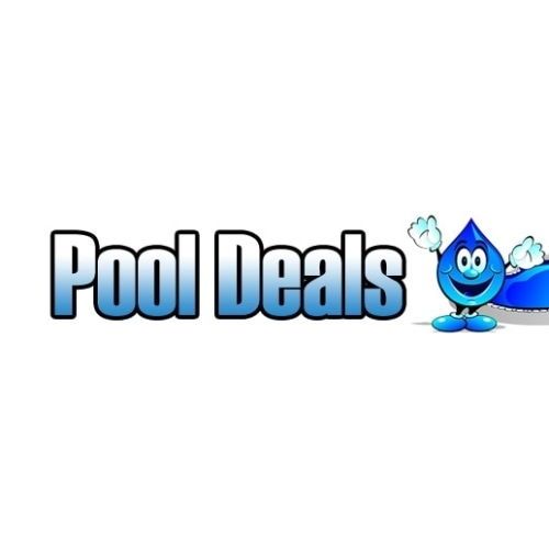 Pool Deals logo in white background