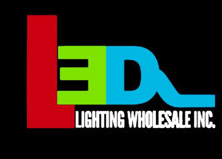 LED Lighting Wholesale logo in black background