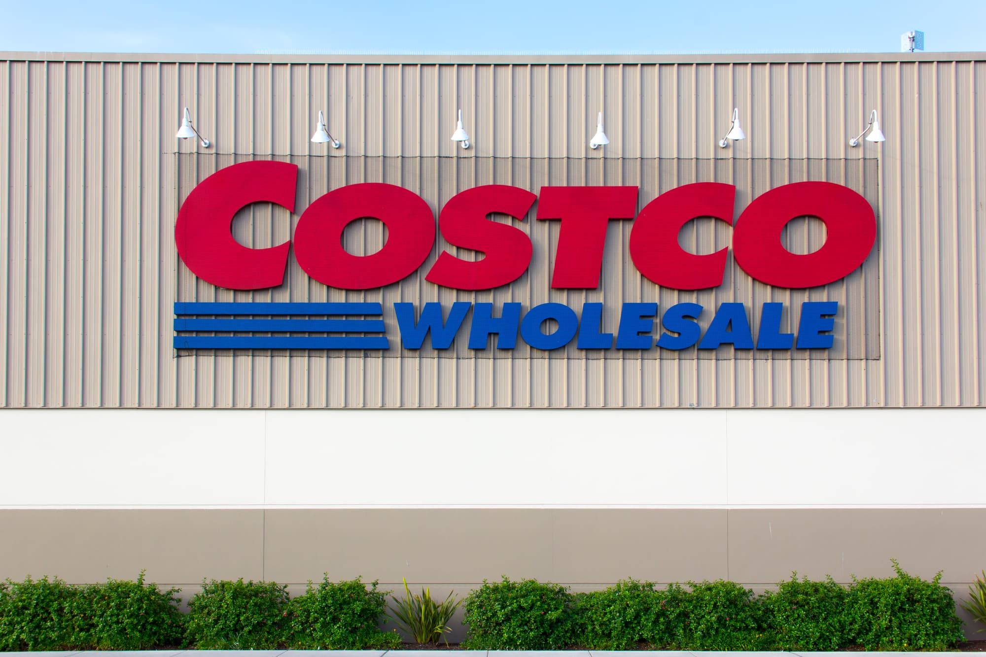 SAND CITY, CA/USA - APRIL 23, 2014: Costco Wholesale store exterior