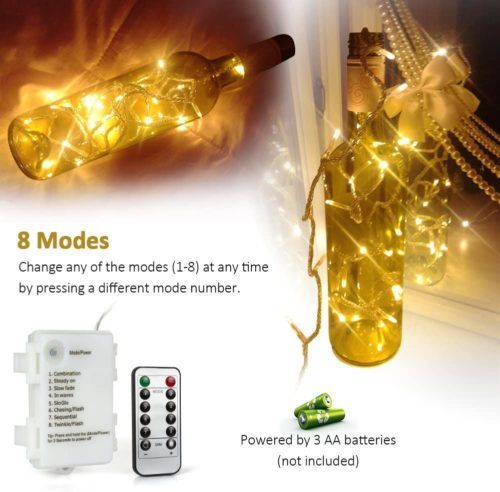 KOOPOWER LED REMOTE CONTROLLED OUTDOOR BATTERY FAIRY LIGHTS WITH TIMER - $$title$$
