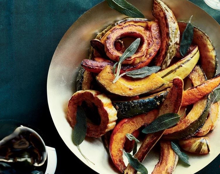 Roasted Winter Squash with Vanilla Butter Recipe