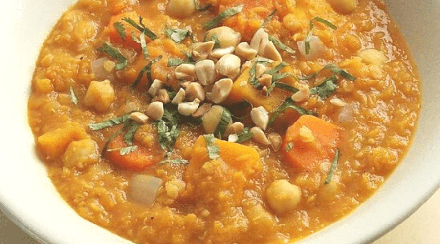 squash chickpea lentil crockpot stew recipe