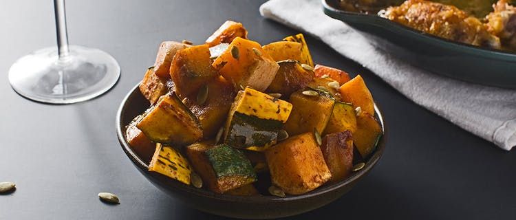 Maple and Spice-Roasted Winter Squash tasting table
