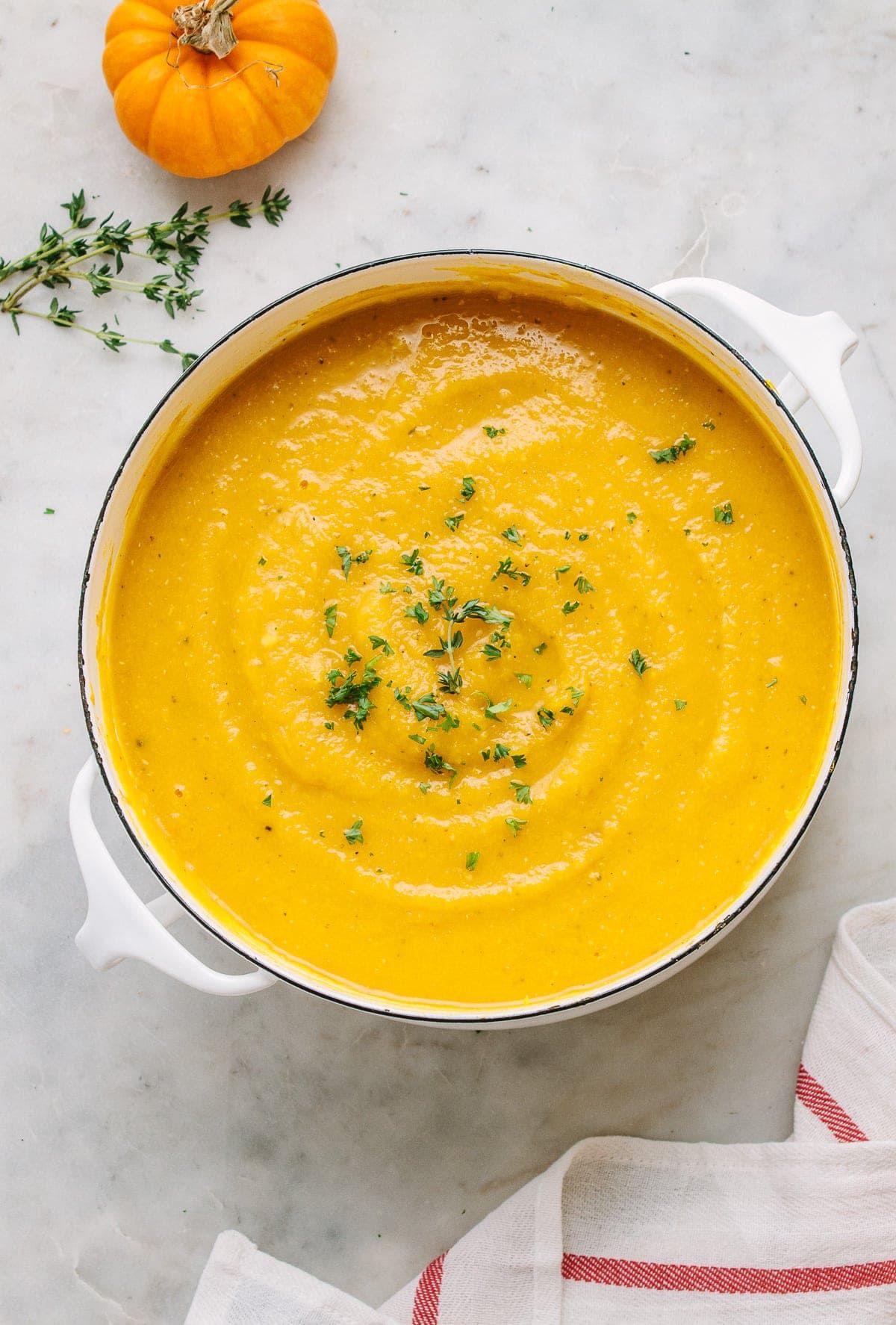 healthy vegan pumpkin soup recipe