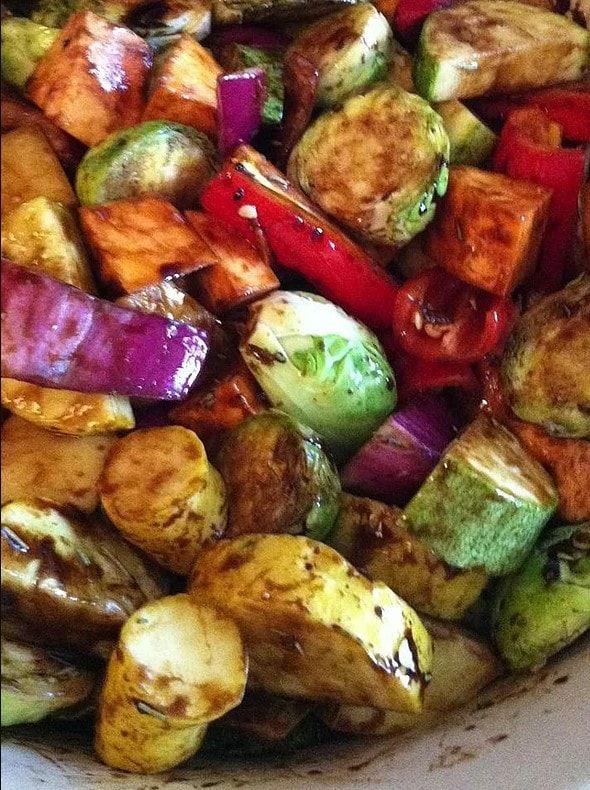 Roasted Seasonal Vegetables with Winter Squash Recipe