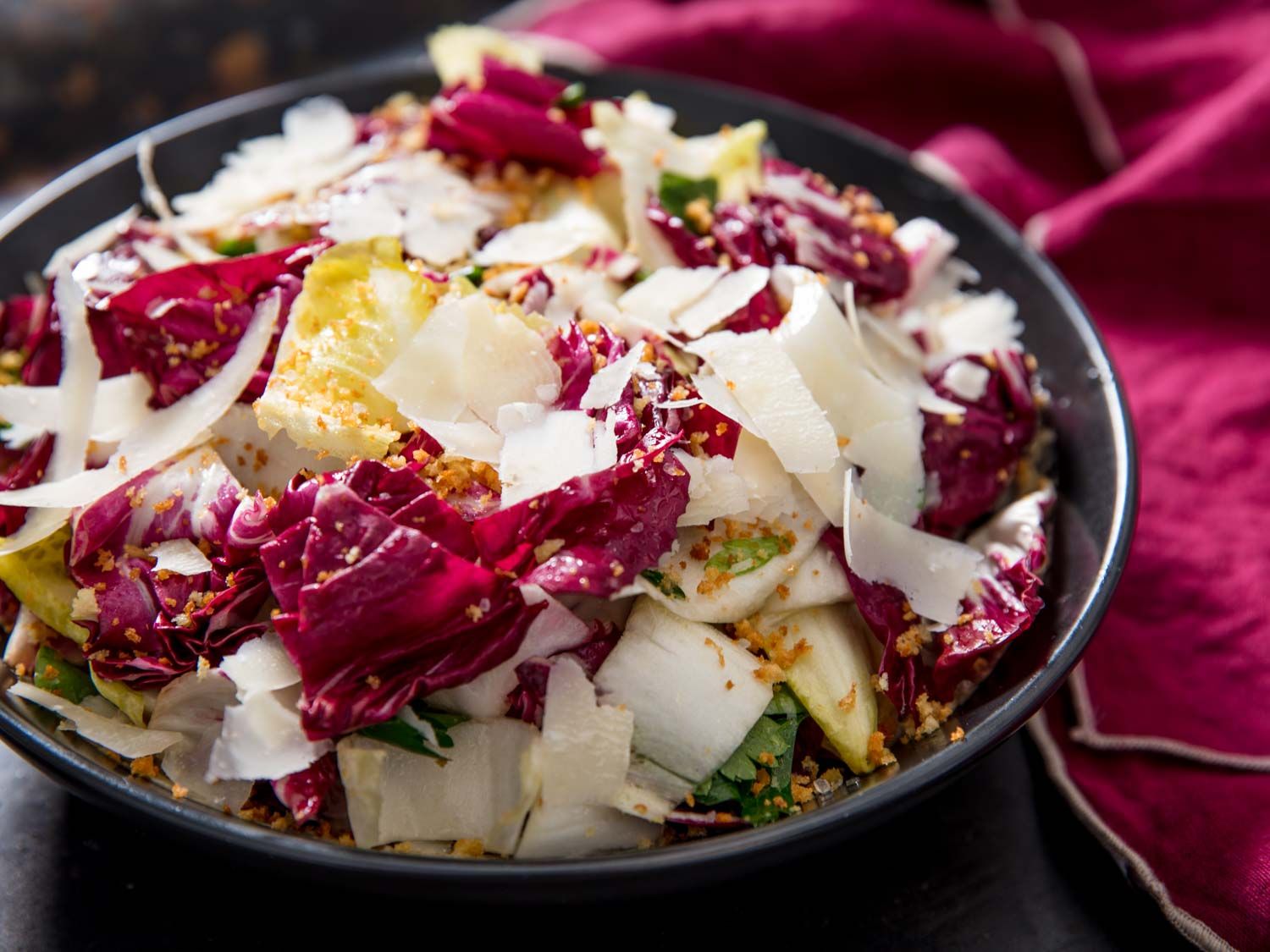 Radicchio, Endive, and Anchovy Salad Recipe serious eats recipe