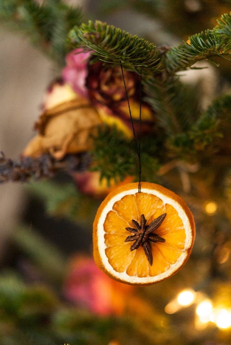 dried citrus ornaments tutorial