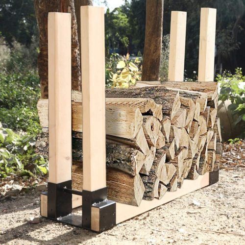 Mofeez Outdoor Firewood Log Storage Rack Bracket Kit - $$title$$