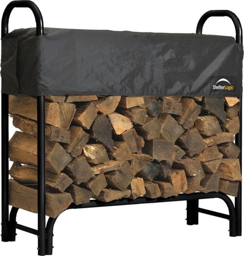 ShelterLogic Adjustable Heavy Duty Outdoor Firewood Rack - $$title$$