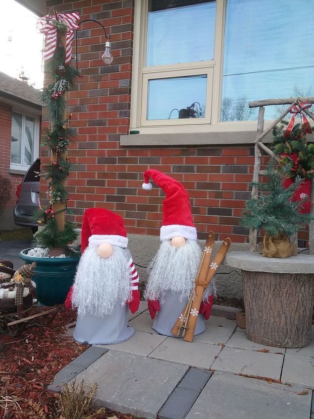 christmas-gnomes outdoor decoration small statue tutorial