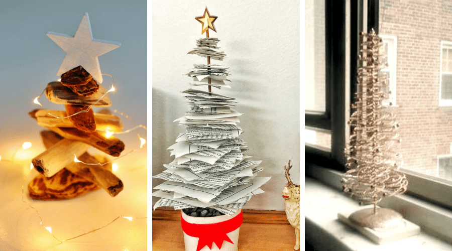 small Christmas tree ideas unconventional