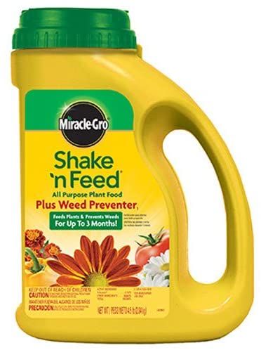 Miracel-Gro Shake 'N Feed All Purpose Plant Food Plus Weed Preventer - $$title$$