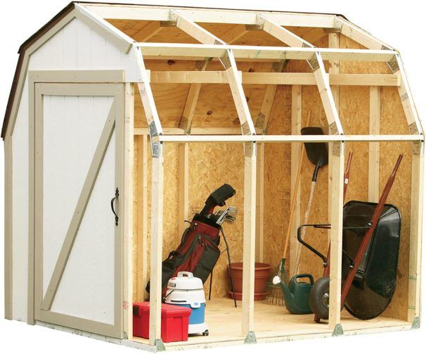 Basics Shed Kit With Barn Roof - $$title$$