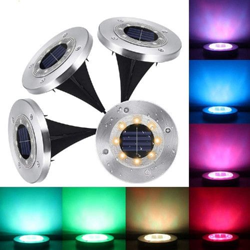 OurLeeme Solar Powered Disk Lights - $$title$$