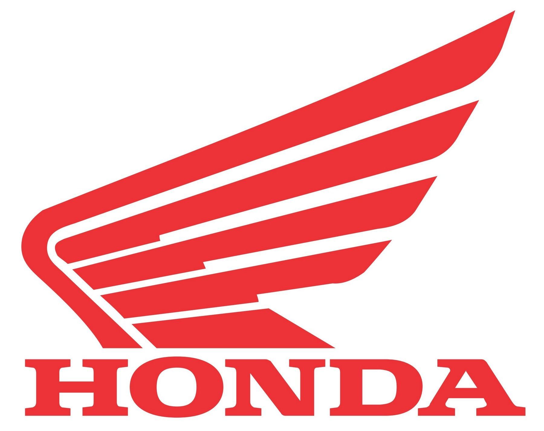 The official Honda icon: &quot;Honda&quot; in red letters under a red wing design with white background.