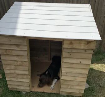 DIY Dog Wooden Kennel