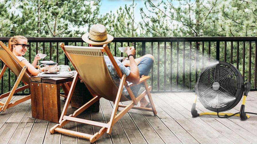 The Best Outdoor Misting Fans to Keep Cool This Summer