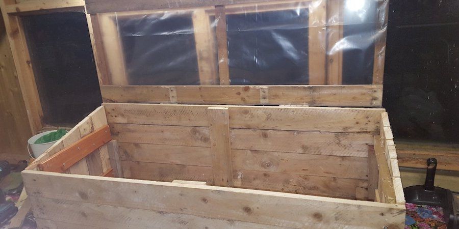 Cold Frame Made Out Of Pallets