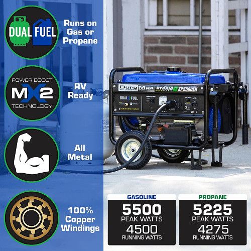 Blue and black rolling generator with details on energy output and manufacture in text