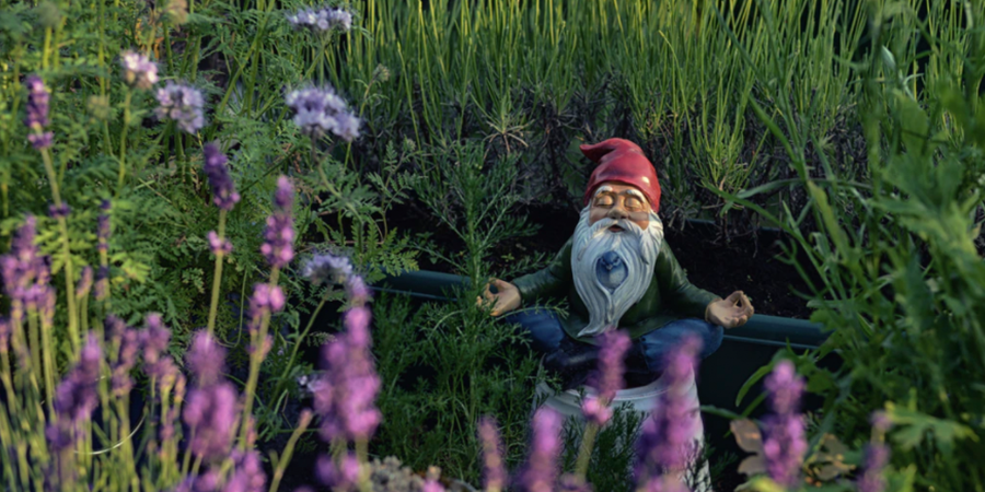 Meditating Garden Gnome