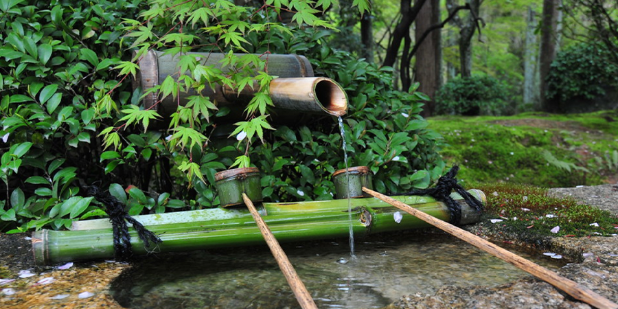 Water Ladle Zen Garden