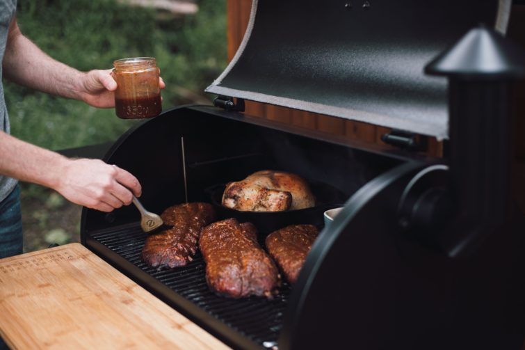 Grill Lids Open or Closed