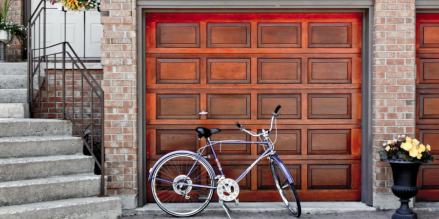 Garage Door with Bike