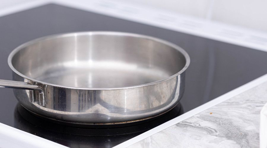 kitchen pan on stovetop