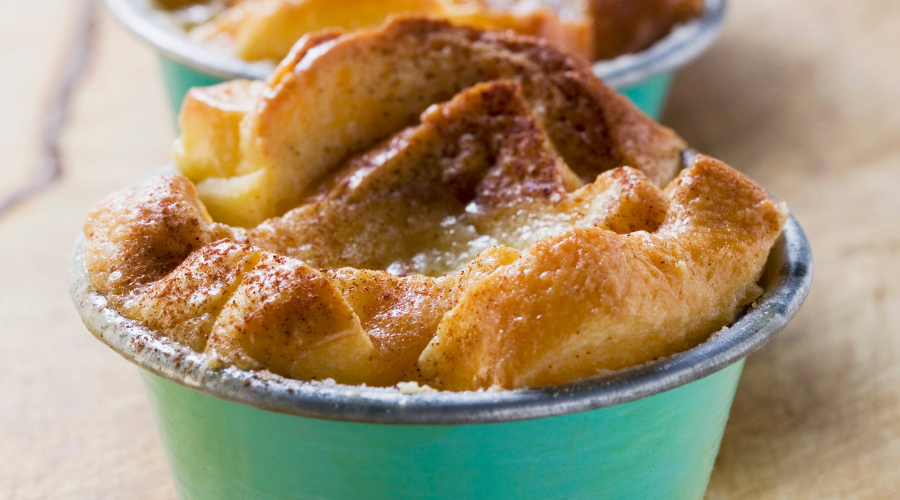 Bread Puddings in Bowls