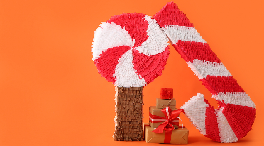 Mexican Pinatas with Gifts