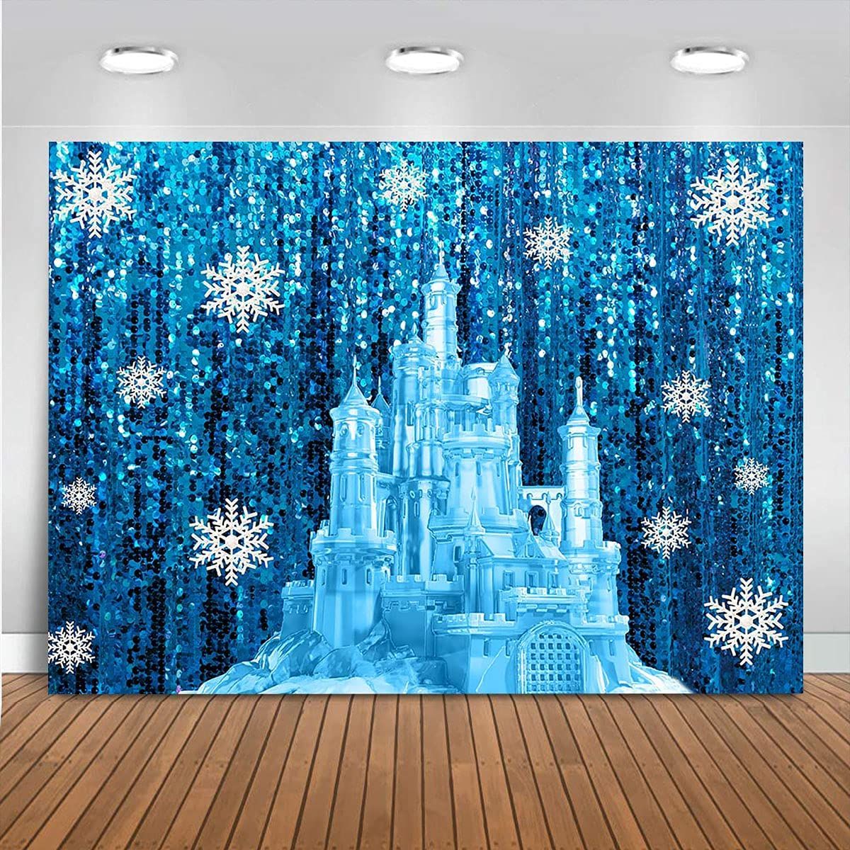 Snow Castle Backdrop