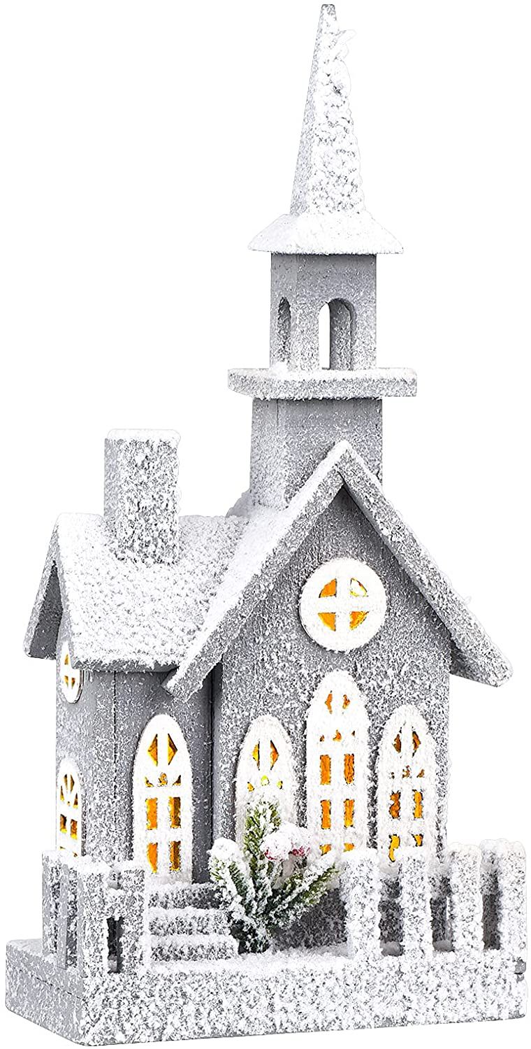 Snow-Covered Church