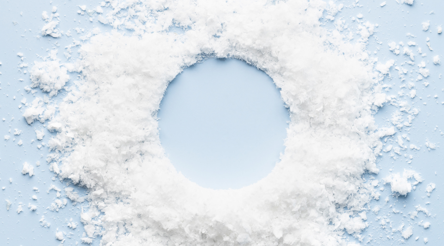 Wreath Made of Snow