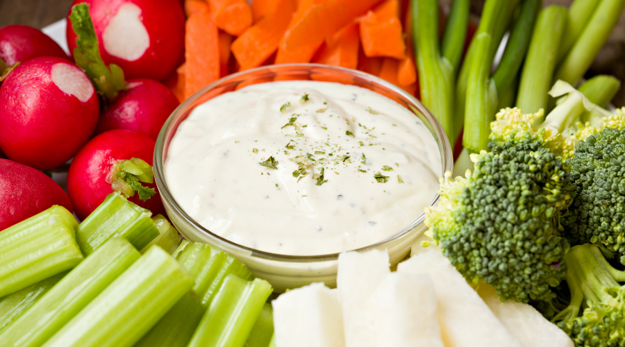 Veggie Plate With Dip