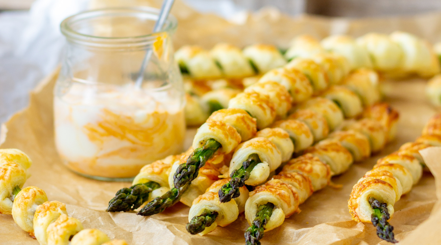 Asparagus Wrapped in Puff Pastry