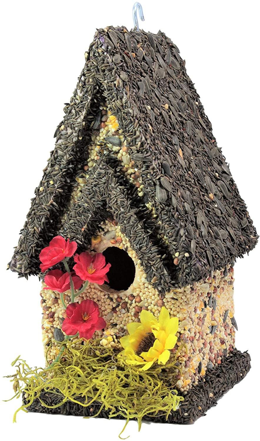 Reseedable Birdhouse with Flowers